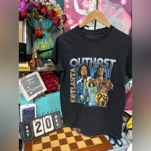 OutKast Spencers Black Graphic Short Sleeve T-Shirt Adult